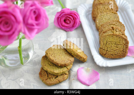 Cookies Matcha Banque D'Images