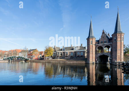 Waterpoort à Sneek, Pays-Bas Banque D'Images