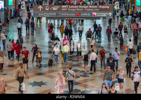 KUALA LUMPUR, MALAISIE - 26 juillet : c'est la gare Kuala Lumpur Sentral, le principal centre de transport le 26 juillet 2018 à Kuala Lumpur Banque D'Images