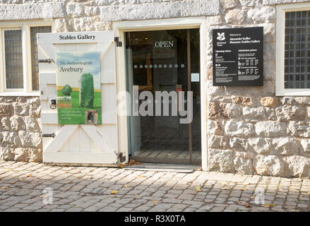 Alexander Keiller museum et galerie d'écuries, Avebury Wiltshire, England, UK Banque D'Images