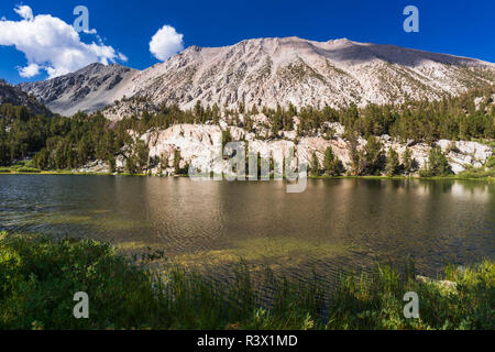 Big Pine Lake Numéro 4, John Muir Wilderness, la Sierra Nevada, en Californie, USA Banque D'Images