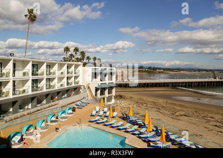 Le Dream Inn, Santa Cruz, Californie, USA Banque D'Images