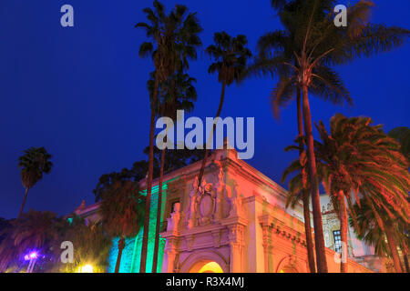 Nuits de décembre, vacances de Noël festival à Balboa Park, San Diego, Californie Banque D'Images