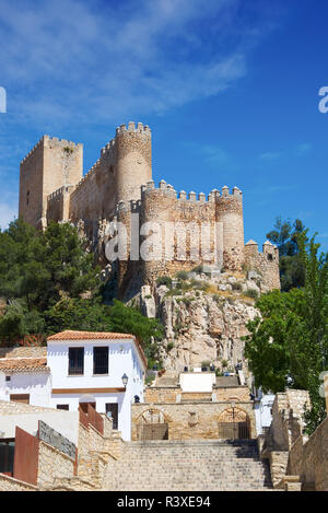 Château d'Almansa, à Albacete d'Espagne à Castille La Mancha province Banque D'Images