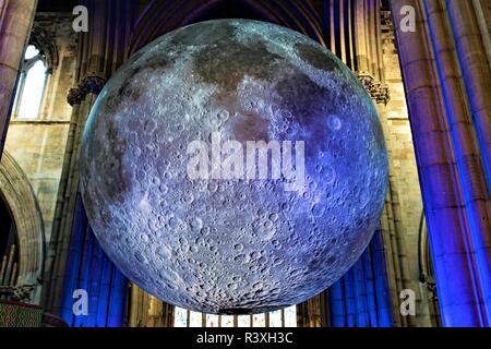 Musée de la Lune, à St George's Minster, Doncaster, South Yorkshire. Banque D'Images