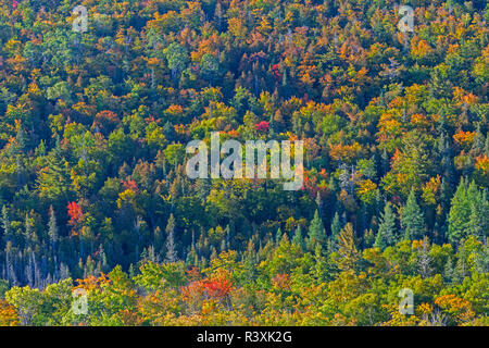 Au Michigan, à partir de la péninsule de Keweenaw, vue montagne Brockway Banque D'Images