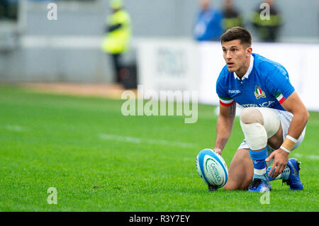 Rome, Italie. 24 Nov 2018. L'Italie au cours de l'Allan Tommaso internationaux de novembre 2018 match entre la Nouvelle-Zélande et l'Italie au Stadio Olimpico, Rome, Italie le 24 novembre 2018. Photo par Giuseppe maffia. Credit : UK Sports Photos Ltd/Alamy Live News Banque D'Images