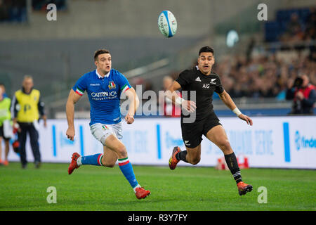 Rome, Italie. 24 Nov 2018. L'Italie Edoardo Padovani pendant les internationaux de novembre 2018 match entre la Nouvelle-Zélande et l'Italie au Stadio Olimpico, Rome, Italie le 24 novembre 2018. Photo par Giuseppe maffia. Credit : UK Sports Photos Ltd/Alamy Live News Banque D'Images