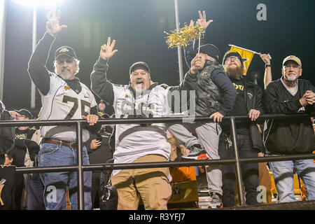 Nashville. 24 Nov, 2018. Célébrer la victoire des fans Vanderbilt pendant le jeu entre l'Illinois bénévoles et les Vanderbilt Commodores au stade Vanderbilt à Nashville. TN. Thomas McEwen/CSM/Alamy Live News Banque D'Images