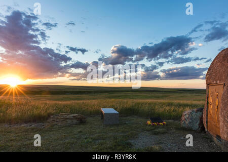 Bear Paw Battlefield National près de Chinook, Montana, USA Banque D'Images