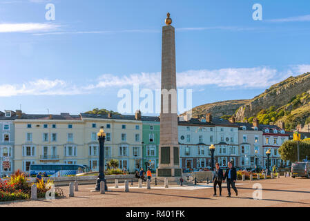 LLANDUDNO, Royaume-Uni - 05 SEPTEMBRE : ville du front de mer de Llandudno, une célèbre station balnéaire et populaire destination touristique dans le pays de Galle le 0 septembre Banque D'Images