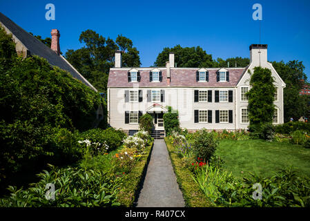 USA, Massachusetts, Quincy, Parc historique national Adams, l'ancienne maison en paix, sur le terrain de l'ancienne maison du Président John Adams Banque D'Images