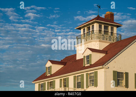 USA, Massachusetts, Cape Cod, Eastham, Nauset Light Beach Coast Guard Station Banque D'Images