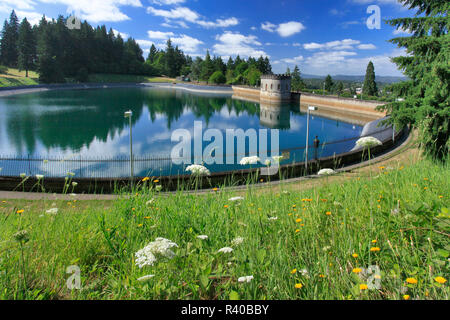 USA (Oregon, Portland. Réservoir sur Mt. Thabor. En tant que crédit : Steve Terrill / Jaynes Gallery / DanitaDelimont.com Banque D'Images