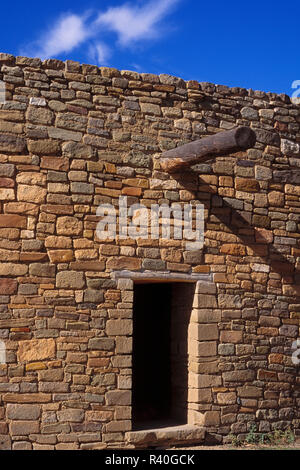 Porte à la grande kiva, Aztec Ruins National Monument (Nouveau Mexique USA Banque D'Images