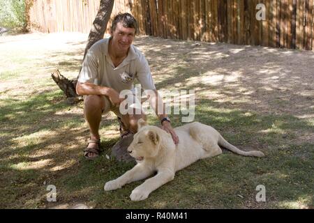 Cango Wildlife Ranch, Afrique du Sud Banque D'Images