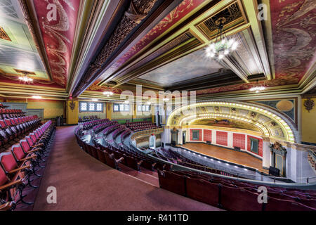 Vue de l'intérieur de la salle du Souvenir, Cincinnati, Ohio Banque D'Images