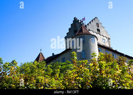 Vieux château, Meersburg, Bodensee Banque D'Images