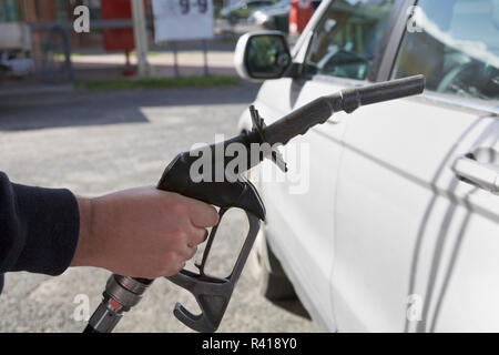 Gaz de remplissage Banque D'Images