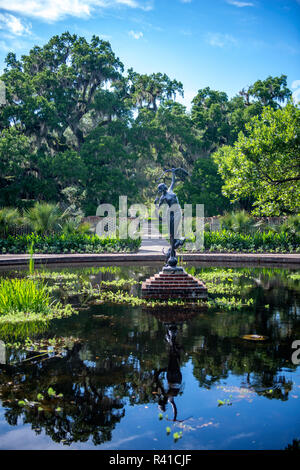 Diana de la Chase, Diana, piscine Brookgreen Gardens, Murrells Inlet, en Caroline du Sud, USA Banque D'Images