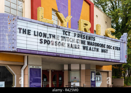 Le Lyric Theatre de Tupelo, Mississippi. (USA) Banque D'Images