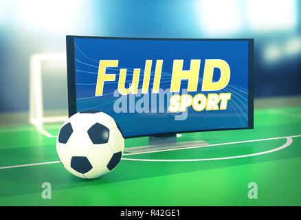 Sport sur format full HD Banque D'Images