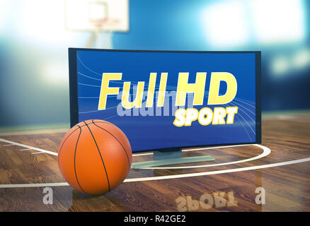 Sport sur format full HD Banque D'Images