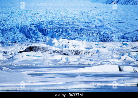 Lagune glaciaire Banque D'Images