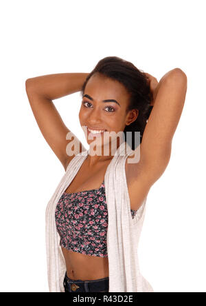 African American Woman dans un portrait de l'image. Banque D'Images