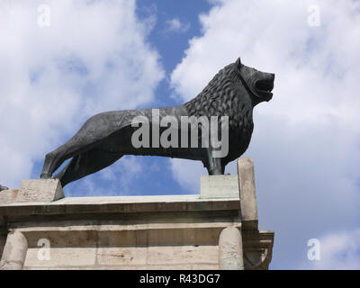 Statue de lion à Braunschweig Banque D'Images