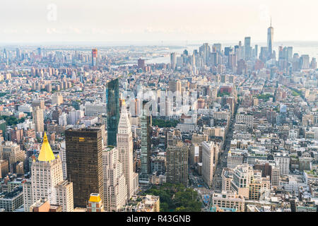 28-08-17, New York, USA : new york gratte-ciel sur la journée. Banque D'Images