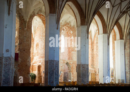 Katarzyny Kosciol Sw gothique (St. Catherine's Church) dans la vieille ville dans le centre historique de Gdansk, Pologne. 31 octobre 2018 © Wojciech Strozyk / Alamy St Banque D'Images