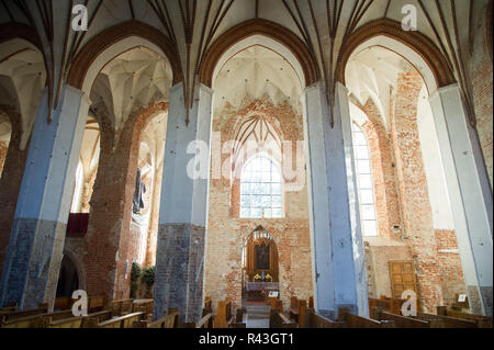 Katarzyny Kosciol Sw gothique (St. Catherine's Church) dans la vieille ville dans le centre historique de Gdansk, Pologne. 31 octobre 2018 © Wojciech Strozyk / Alamy St Banque D'Images