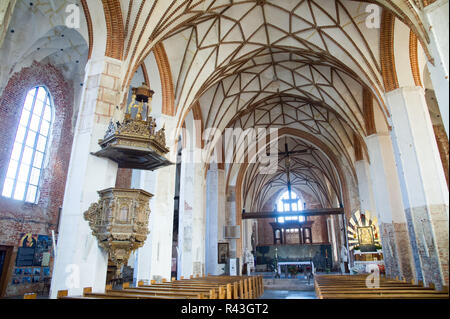 Katarzyny Kosciol Sw gothique (St. Catherine's Church) dans la vieille ville dans le centre historique de Gdansk, Pologne. 31 octobre 2018 © Wojciech Strozyk / Alamy St Banque D'Images