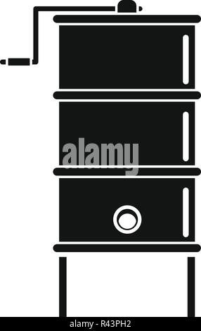 Centrifugeuse miel icône. Simple illustration de l'icône vecteur centrifuge de miel pour la conception web isolé sur fond blanc Illustration de Vecteur