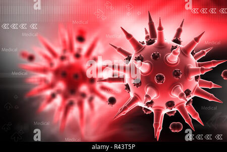 Virus de la grippe Banque D'Images