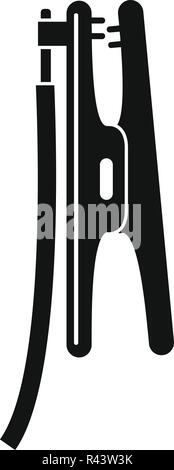 L'icône de fermeture de soudure. Simple illustration de l'icône vecteur collier soudure pour la conception web isolé sur fond blanc Illustration de Vecteur