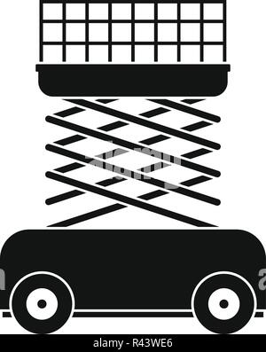 Soulever la machine à l'icône. Illustration simple de soulever la machine à l'icône vecteur pour la conception web isolé sur fond blanc Illustration de Vecteur