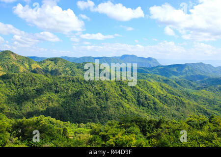 Paysage de montagne, couche ,Thaïlande Phetchabun Banque D'Images