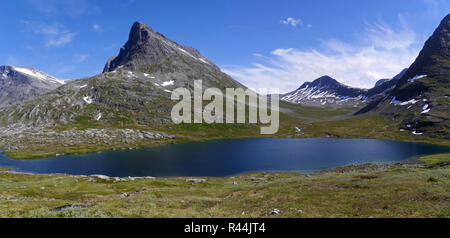 Vue panoramique,plateau à trollstigen Banque D'Images