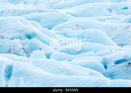 Islande Glacier Svinafell Banque D'Images