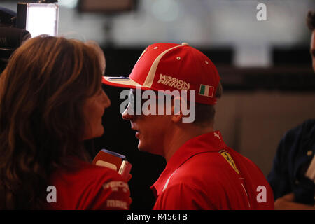 Abu Dhabi, EAU, 25 novembre 2018.Sport Grand Prix de Formule 1 Abu Dhabi 2018 Dans le pic : Kimi Raikkonen (FIN) Scuderia Ferrari SF71H Crédit : LaPresse/Alamy Live News Banque D'Images