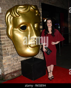 Dani Harmer arrivers à la Children's BAFTA Awards 2018 au Roundhouse le 25 novembre 2018, Londres, Royaume-Uni. Banque D'Images