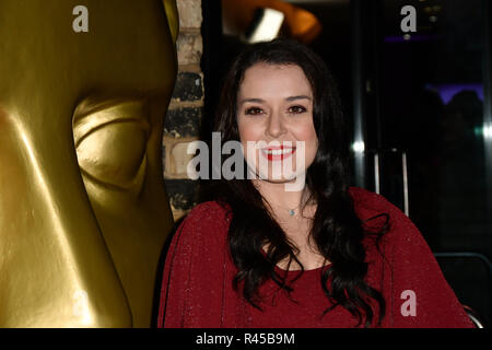 Dani Harmer arrivers à la Children's BAFTA Awards 2018 au Roundhouse le 25 novembre 2018, Londres, Royaume-Uni. Banque D'Images