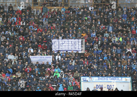 25 novembre 2018 - Naples, Campanie, Italie, 2020-10-25, Serie A italienne SSC Napoli Chievo Vérone - SC. en images.Résultat Final : 0 0 SSC Napoli Chievo Vérone SC. Crédit : Fabio Sasso/ZUMA/Alamy Fil Live News Banque D'Images