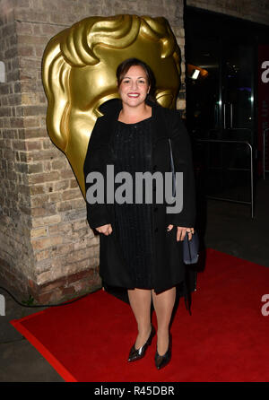 Andria Zafirakou arrivers à la Children's BAFTA Awards 2018 au Roundhouse le 25 novembre 2018, Londres, Royaume-Uni. Banque D'Images