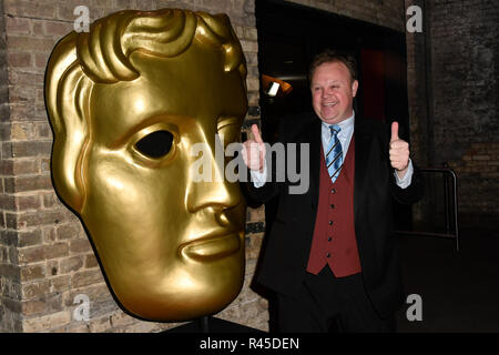 Justin Fletcher arrivers à la Children's BAFTA Awards 2018 au Roundhouse le 25 novembre 2018, Londres, Royaume-Uni. Banque D'Images