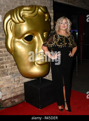 Katie Thistleton arrivers à la Children's BAFTA Awards 2018 au Roundhouse le 25 novembre 2018, Londres, Royaume-Uni. Banque D'Images