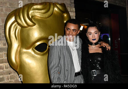 Layton Williams arrivers à la Children's BAFTA Awards 2018 au Roundhouse le 25 novembre 2018, Londres, Royaume-Uni. Banque D'Images