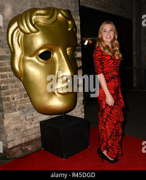 Maddie Moate arrivers à la Children's BAFTA Awards 2018 au Roundhouse le 25 novembre 2018, Londres, Royaume-Uni. Banque D'Images